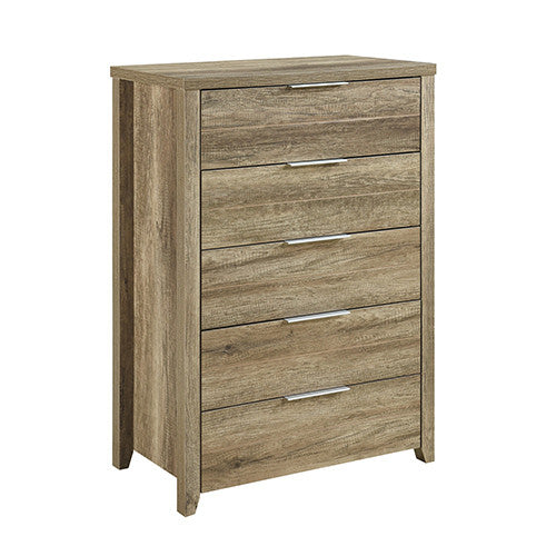 VAUGHAN DOUBLE OR QUEEN 4 PIECE (TALLBOY) BEDROOM SUITE - OAK