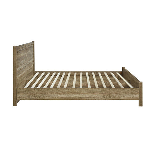 KING VAUGHAN PANEL BED - OAK