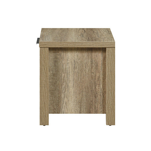 VAUGHAN 1 DRAWER BEDSIDE TABLE - 456(H) X 500(W) x 400(D) - OAK