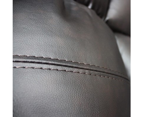 ALLAN BONDED LEATHER SINGLE RECLINER - BLACK
