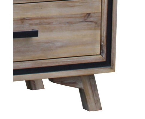 JAYCE 6 DRAWER DRESSING TABLE WITH MIRROR - AS PICTURED