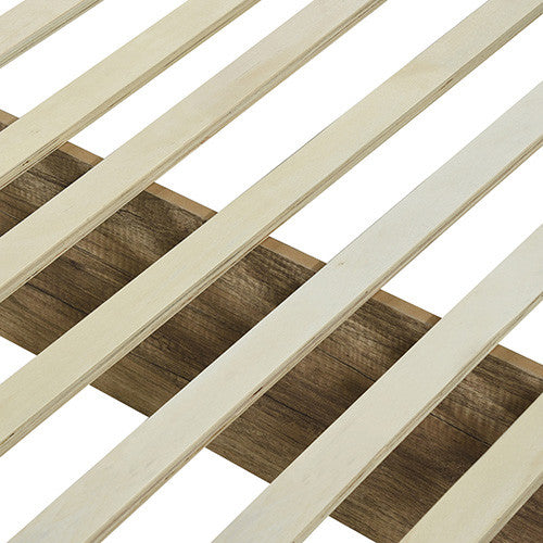 KING VAUGHAN PANEL BED - OAK