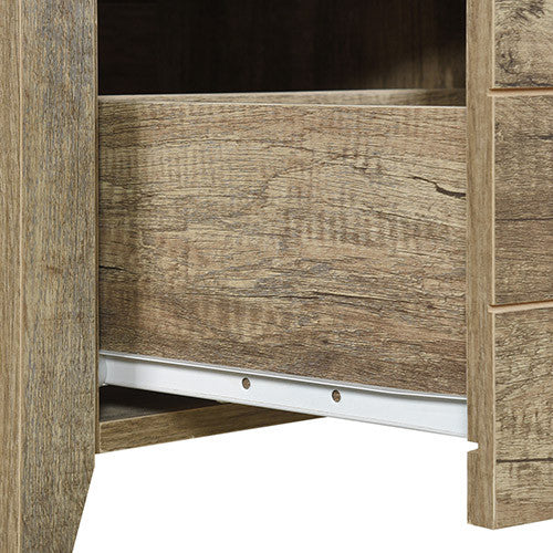 VAUGHAN 1 DRAWER BEDSIDE TABLE - 456(H) X 500(W) x 400(D) - OAK