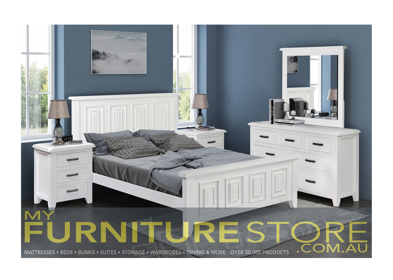 QUEEN SYDNEYSIDE BED FRAME - ASSORTED PAINTED COLOURS