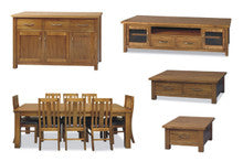 RADIUS 11 PIECE LIVING AND DINING PACKAGE (MODEL 20-15-19-3-1-14-1)