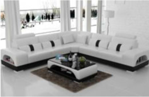 MASKALL (G8015B) CORNER LOUNGE SUITE + COFFEE TABLE - CHOICE OF LEATHER AND ASSORTED COLOURS AVAILABLE