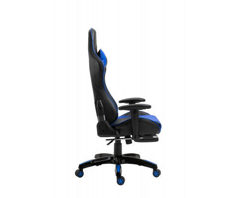 NIXON RECLINER OFFICE COMPUTER CHAIR - BLACK & BLUE