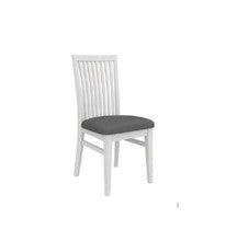 MILDRED SOLID TIMBER DINING CHAIR - (6-12-15-9-14-1) - WHITE WASH