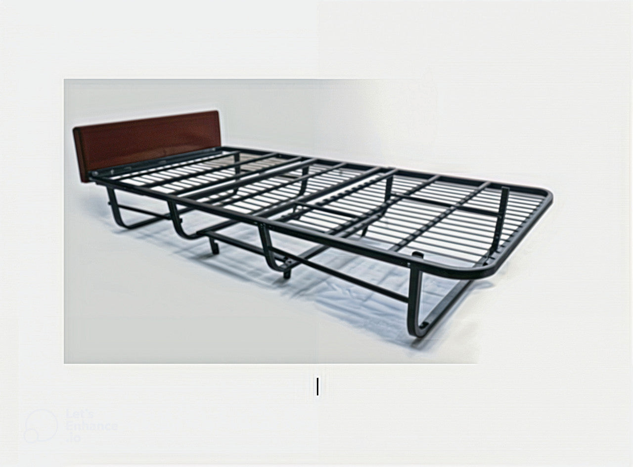 SINGLE TOMMY FOLDING BED INCLUDING EXTRA FIRM INNERSPRING MATTRESS