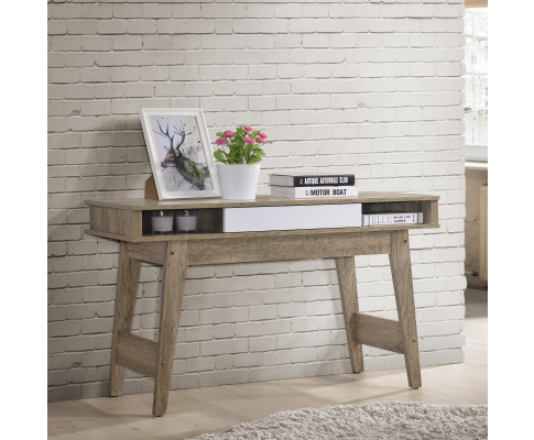 BARTEL SCANDINAVIAN CONSOLE / HALLWAY TABLE - 1200(W) - OAK / WHITE
