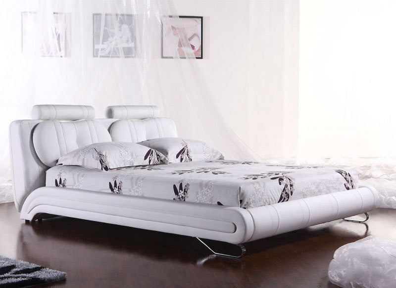 QUEEN MARA (2815#) LEATHERETTE BED - ASSORTED COLOURS