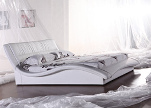 QUEEN (2821#) LEATHERETTE BED - ASSORTED COLOURS AVAILABLE