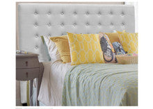 KING GRONTEC FABRIC HEADBOARD ONLY - GREY