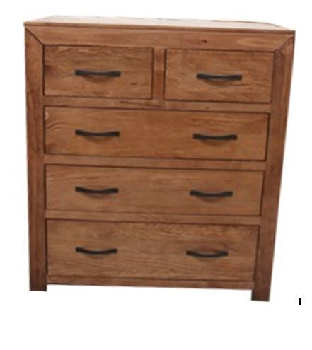 BUSTIN 5 DRAWER SPLIT TOP TALLBOY - 1180(H) X 940(W) - (6-18-1-14-11) - BALTIC(#503)