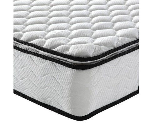 KING SINGLE LATEX PILLOWTOP POCKET SPRING MATTRESS - MEDIUM