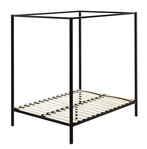DOUBLE ADEN 4 POSTER METAL BED ( 817853) - BLACK