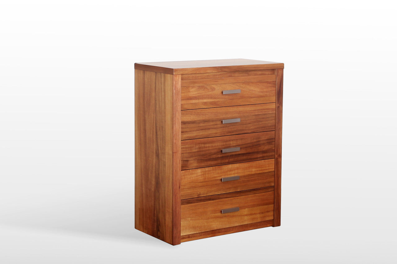VODKA (217) 5 DRAWER TALLBOY - NATURAL