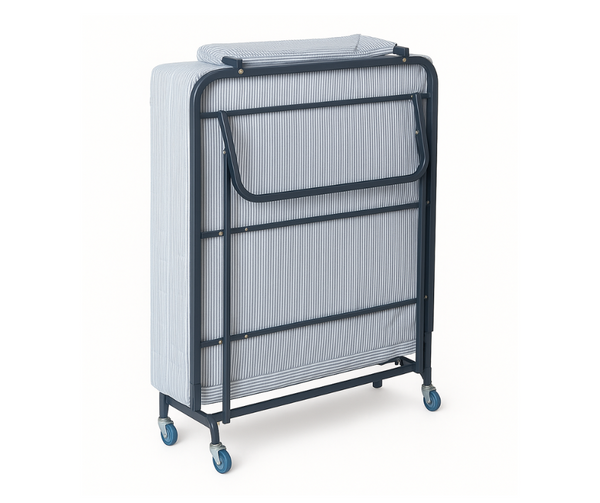 SINGLE FREDDY FOLDING BED INCLUDING 100MM HIGH DENSITY MATTRESS (MODEL-LZ-B105)