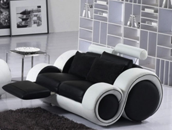 SIRENO ( F6005B) 2RR RECLINER SOFA - BONDED LEATHER - ASSORTED COLOURS