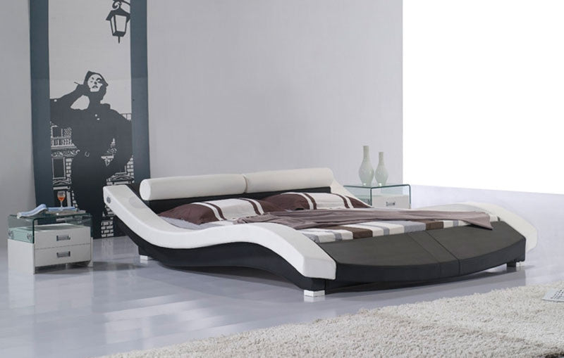 QUEEN EIRENE LEATHERETTE BED (3011) - ASSORTED COLORS