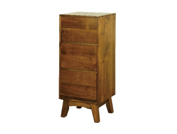 EUREKA 3 DRAWER FILING CABINET (MODEL-16-9-14-14-1-3-12-5 ) - 1140(H) X 485(W) - HAZELNUT