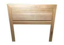 CLAREMONT KING BEDHEAD - TASSIE OAK - CHOICE OF COLOURS