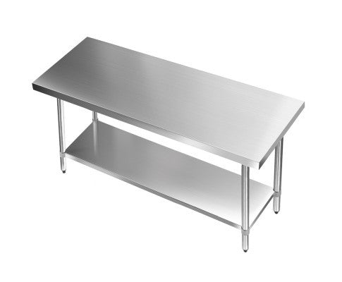 SMITH 430 STAINLESS STEEL KITCHEN/ WORK BENCH TABLE 1524(L) - STAINLESS