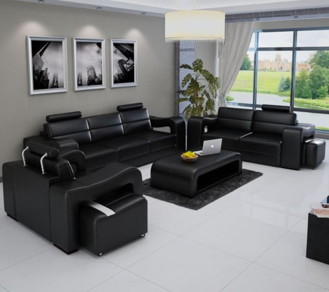BENSALEM 2 SEATER LEATHERETTE SOFA (MODEL-F3008D) - ASSORTED COLOURS