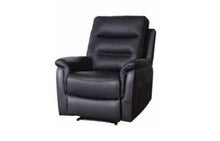 SUMMERVILLE LEATHER RECLINER - GREY