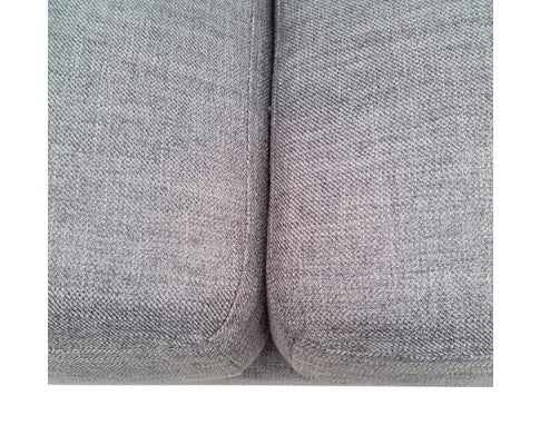 ALASKA 2 SEATER FABRIC LOUNGE - BROWN