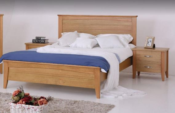 MURO KING 3 PIECE (BEDSIDE) BEDROOM SUITE - (MODEL:3-15-19-20-1) - AS PICTURED