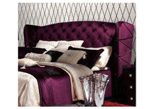 KING CLEMENTI FABRIC OR LEATHERETTE UPHOLSTERED BUTTONED BEDHEAD ONLY (MODEL: B016) - ASSORTED COLOURS