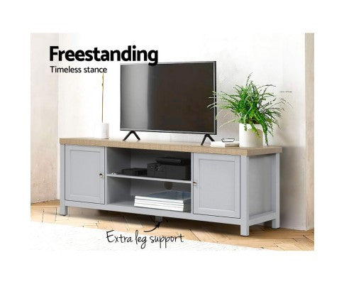 COUNTRY 2 DOOR TV ENTERTAINMENT UNIT - 2 TONE