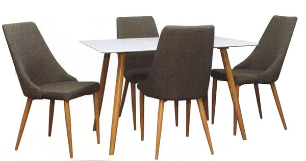 RETRO DINING TABLE 1200(L) X 800(W) - MATTE WHITE