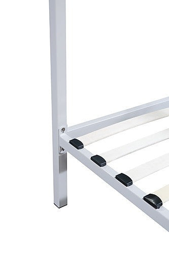 DOUBLE CAROLYN 4 POSTER BED FRAME - CREAM