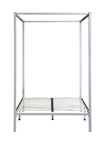 DOUBLE CAROLYN 4 POSTER BED FRAME - CREAM
