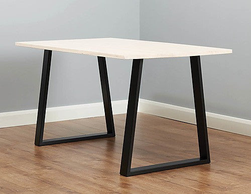 ALBUS TRAPEZIUM SHAPED TABLE DESK LEGS - BLACK