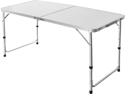 LYSANDER CAMPING FOLDING TABLE - WHITE