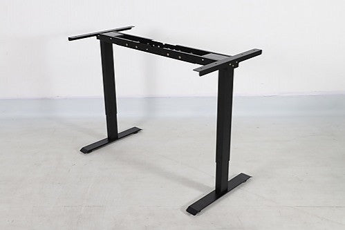 MADDOX ADJUSTABLE MOTORIZED STANDING DESK FRAME ONLY - BLACK/WHITE