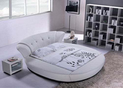 KING CIRCULON (6820#) ROUND LEATHERETTE BED - ASSORTED COLOURS