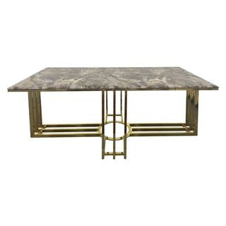 CYRENE DINING TABLE 1800(L) X 900(W) - TITANIUM GOLD