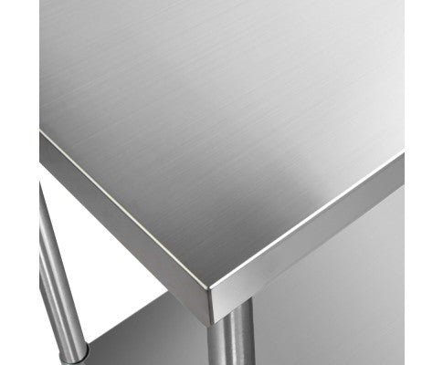 SMITH 430 STAINLESS STEEL KITCHEN/ WORK BENCH TABLE 1524(L) - STAINLESS