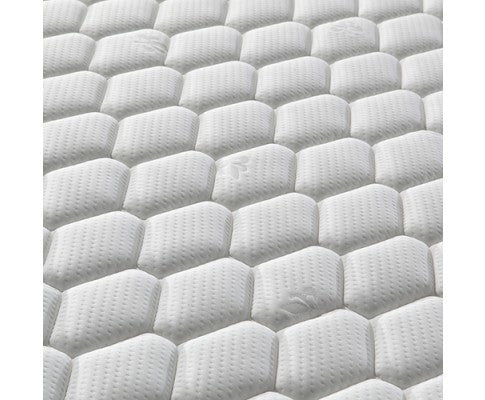 KING SINGLE LATEX PILLOWTOP POCKET SPRING MATTRESS - MEDIUM