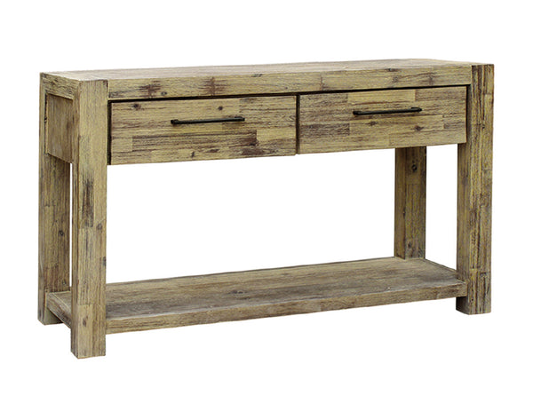 WINSLOW HALL TABLE WITH 2 DRAWERS - 1300(W) X 380(D) - AS PICTURED