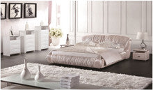 KING HUGO LEATHERETTE BED (A9082) WITH GAS LIFT UNDERBED STORAGE - ASSORTED COLOURS