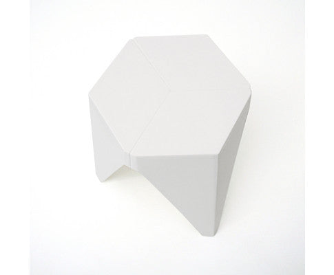 ASTRID (SET OF 2) PLASTIC STACKING STOOLS - WHITE