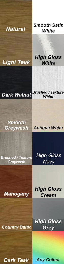 DOUBLE SHERBROOKE BEDHEAD (CUSTOM MADE) ONLY - ASSORTED COLOURS