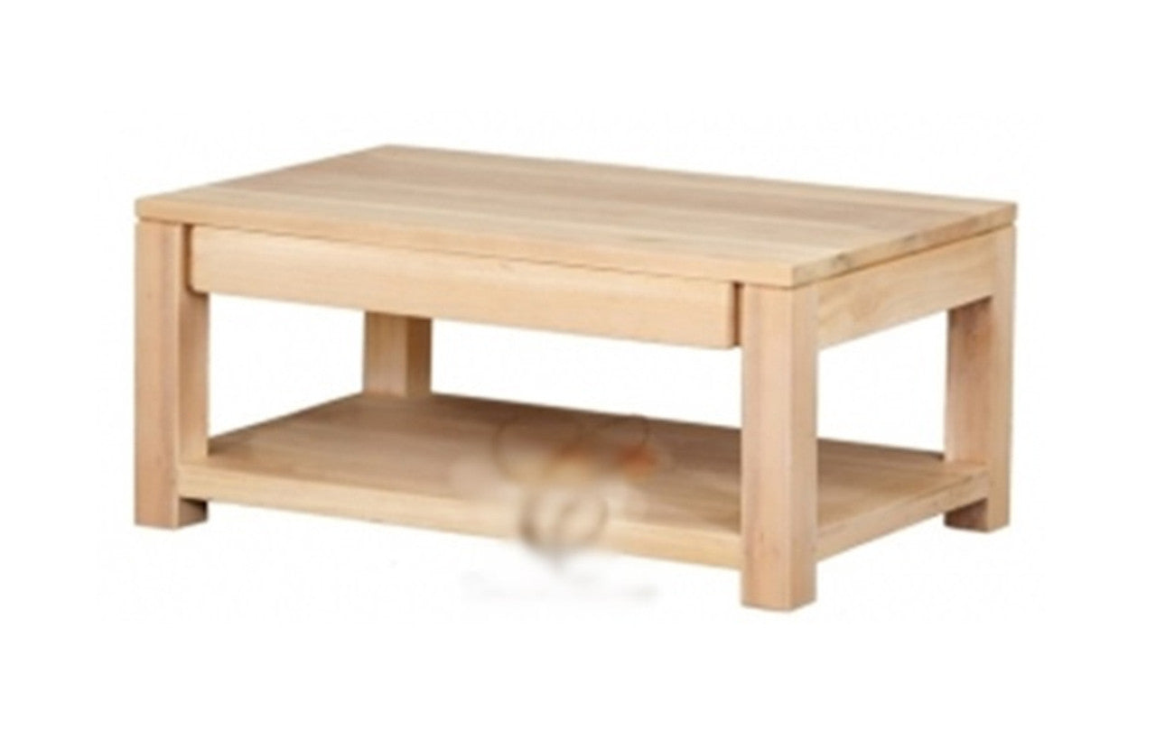 AMSTERDAM 2 DRAWER COFFEE TABLE (CT 002 TA) - 900(W) X 600(D) -WASHED