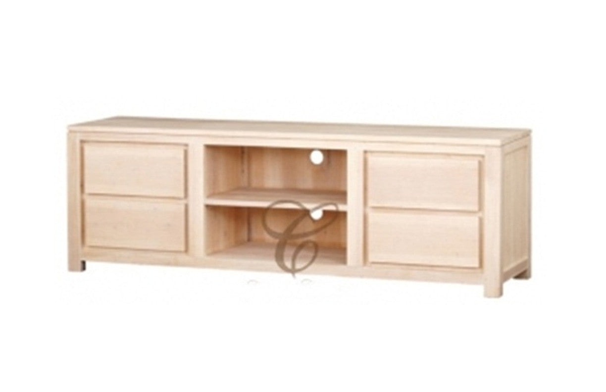 AMSTERDAM ( SB 004 TA ) 4 DRAWER ENTERTAINMENT UNIT - 560(H) x 1700(W) - WASHED