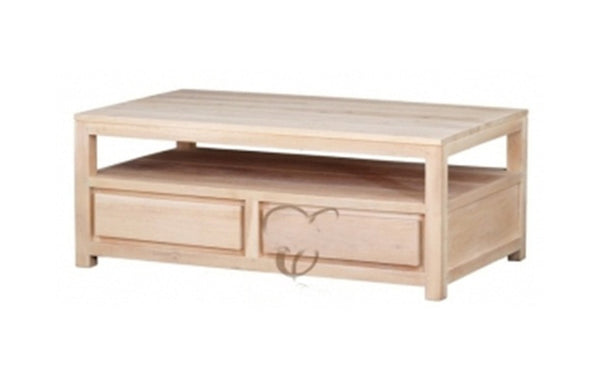 ARMSTERDAM 4 DRAWER COFFEE TABLE ( CT 004 TA) -1200(W) X 700(D) - WASHED